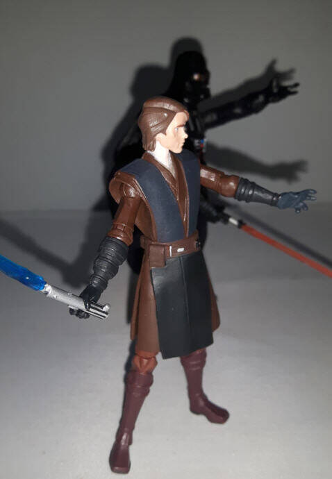 Anakin Skywalker Figure Clone Wars Collection 2011 Darth Vader comparison