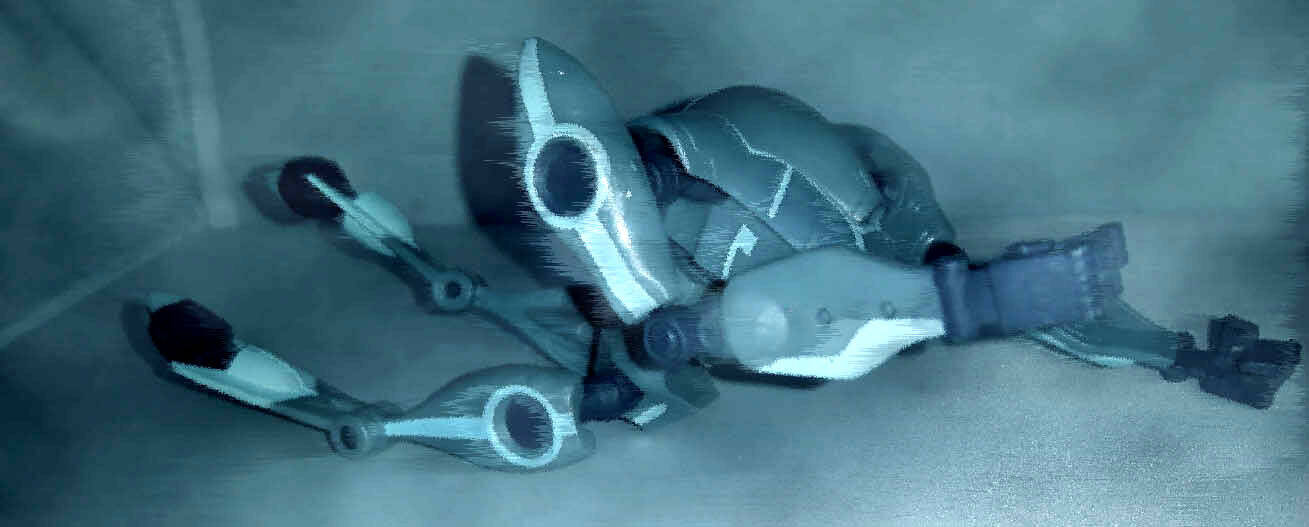 Aqua Droid Figure Clone Wars Collection