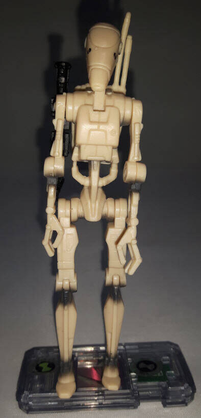 Battle Droid Figure (Clean) Episode One action figure front