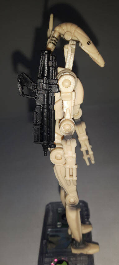 Battle Droid Figure (Clean) Episode One action figure side