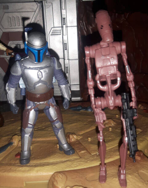 Jango Fett Mission Series action figure with Battle Droid