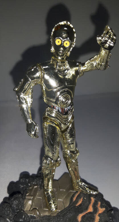 C-3PO figure Revenge of the Sith Collection waving