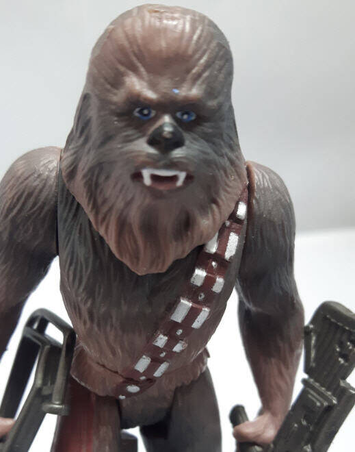 Chewbacca Figure Power of the Force close up