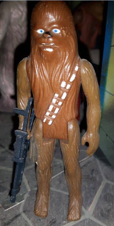 Vintage Chewbacca Figure with bowcaster