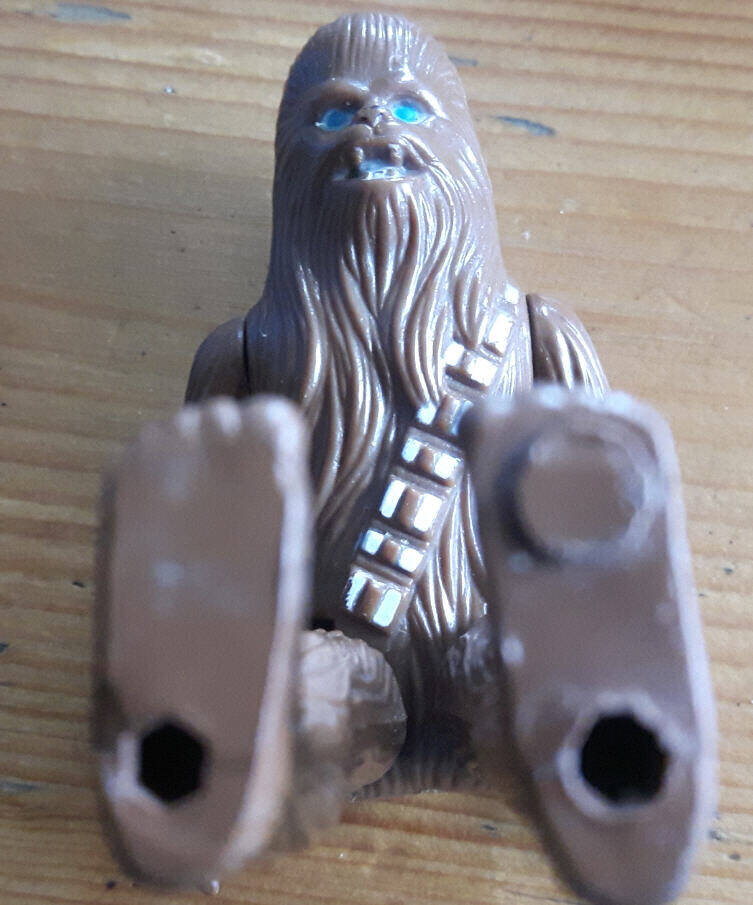 Chewbacca Figure vintage circle on foot
