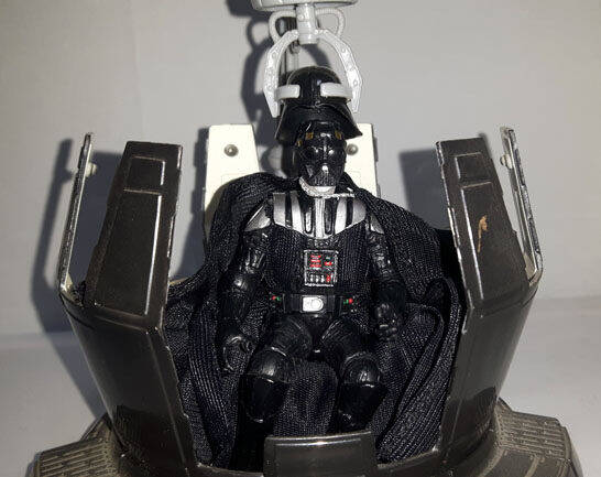 Darth Vader Vintage Collection with 500th figure meditation chamber