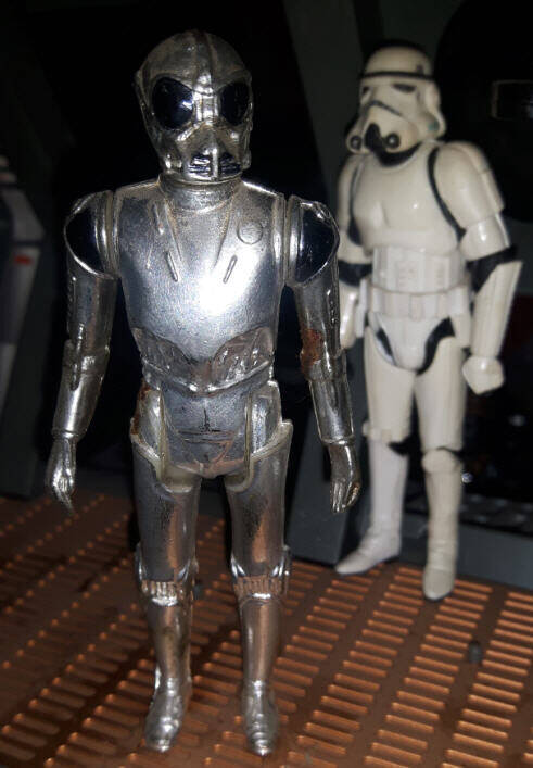 Death Star Droid Figure closeup