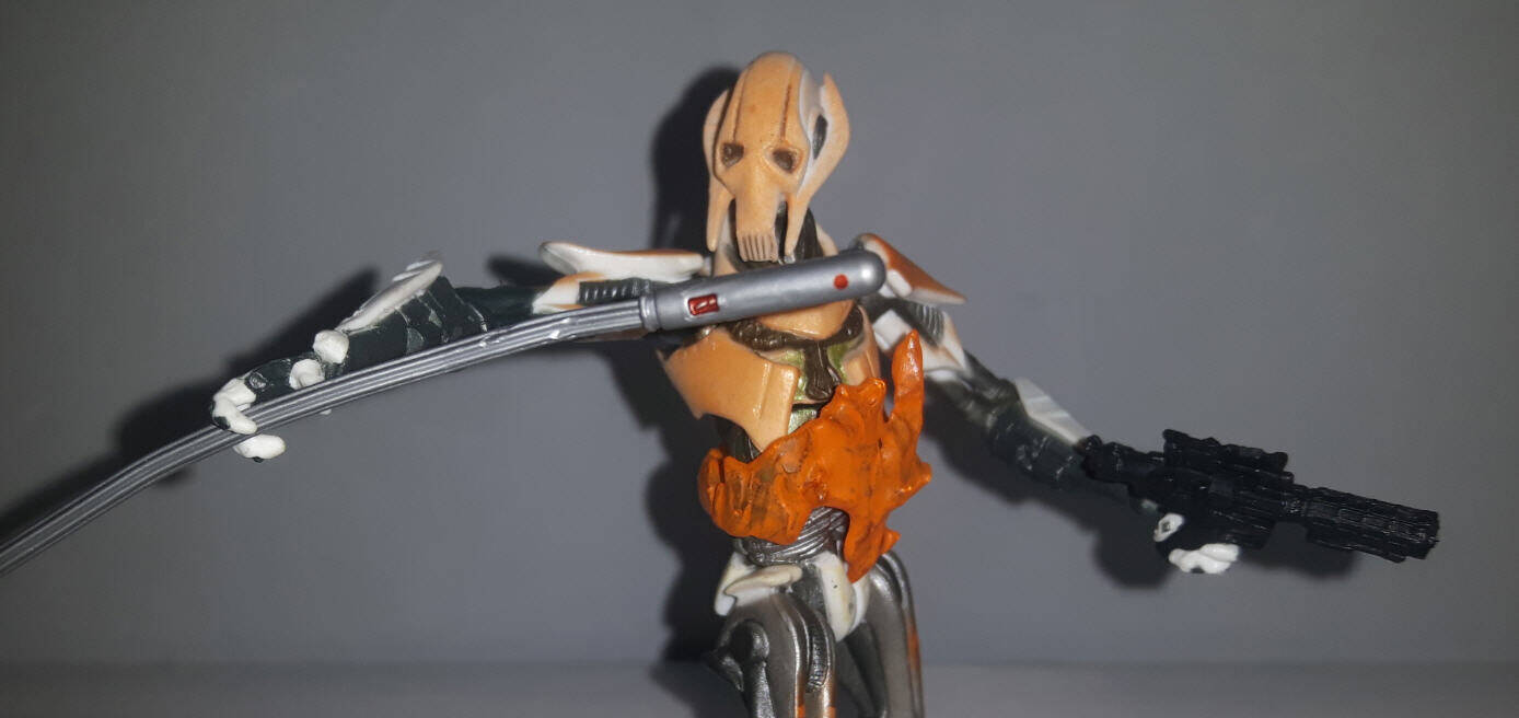 General Grevious Demise of Grievous Saga Collection with accessories