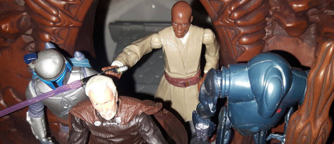 Count Dooku Mace Windu Entrance Saga Series