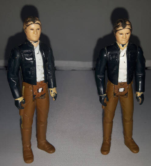 Han Solo Bespin Outfit action figure paint loss