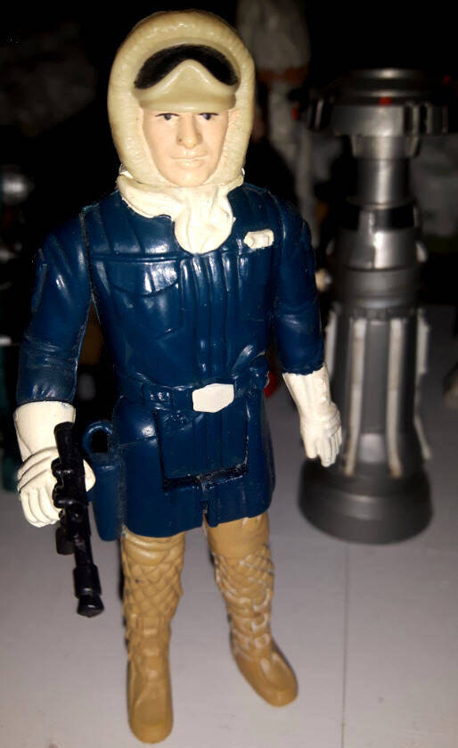 Han Solo Hoth Outfit Figure  closeup