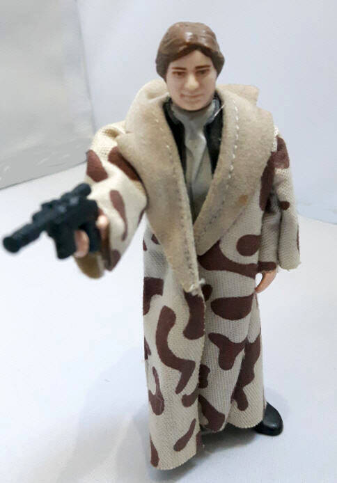 Han Solo in Trench Coat Figure Kenner front