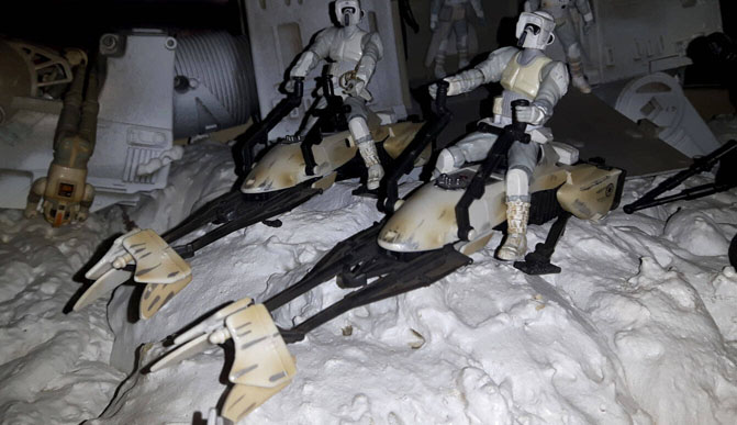 Hoth Speeder Bike Patrol Battle Pack - Legacy Collection, 2008