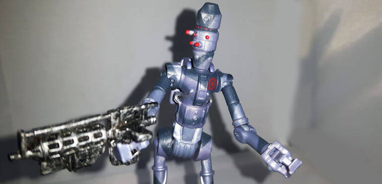 IG-86 Figure Ziro the Hutt's Assassin Droid Clone Wars Collection