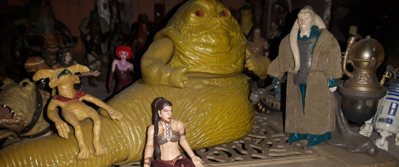 Bib Fortuna Figure Kenner with Jabba the Hutt Playset