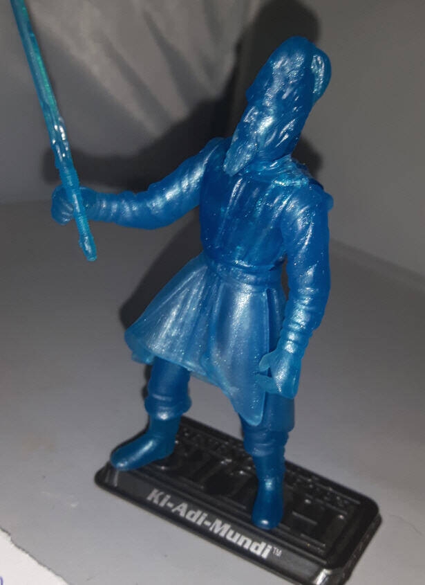 Ki-Adi Mundi (Holographic) with figure stand