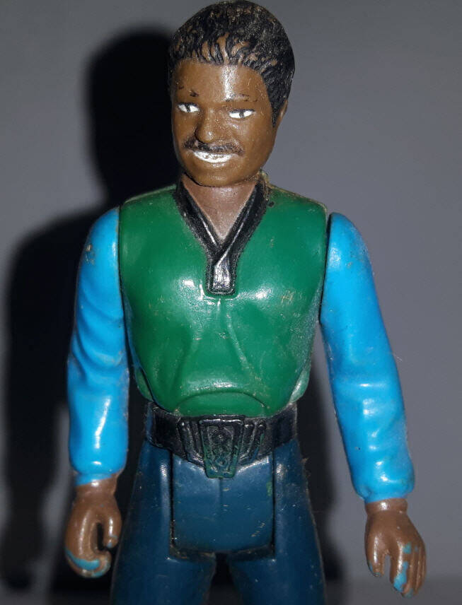 Vintage Lando Calrissian Figure paint loss