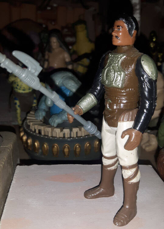 Lando Calrissian Skiff Guard Disguise Figure Kenner side