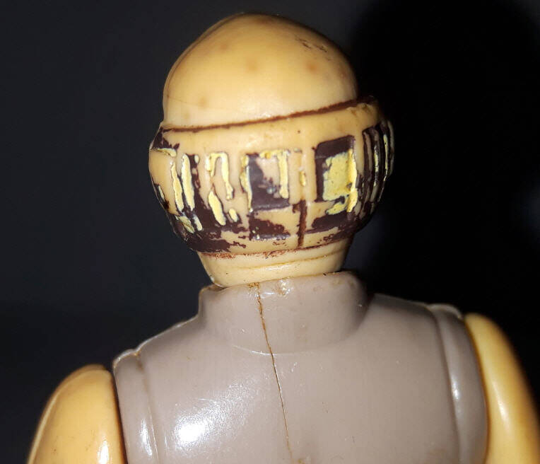 Lobot Vintage Kenner head gear paint loss