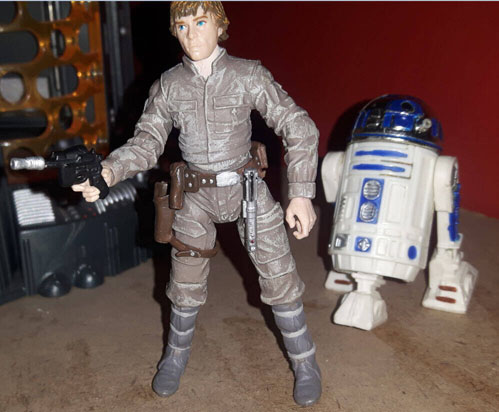 Luke Skywalker Bespin Alliance Vintage Collection with blaster