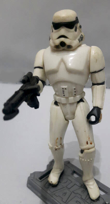 Luke Skywalker Figure Stormtrooper Disguise Helmet on