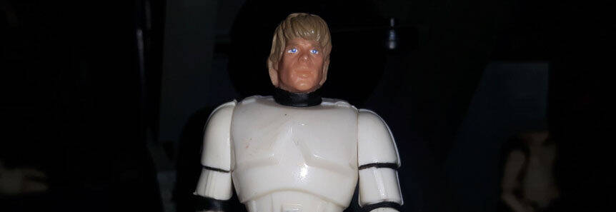 Luke Skywalker Figure Stormtrooper Disguise - Power of the Force