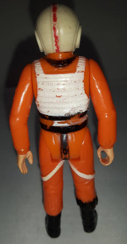 Luke Skywalker X-Wing Pilot Figure rear view
