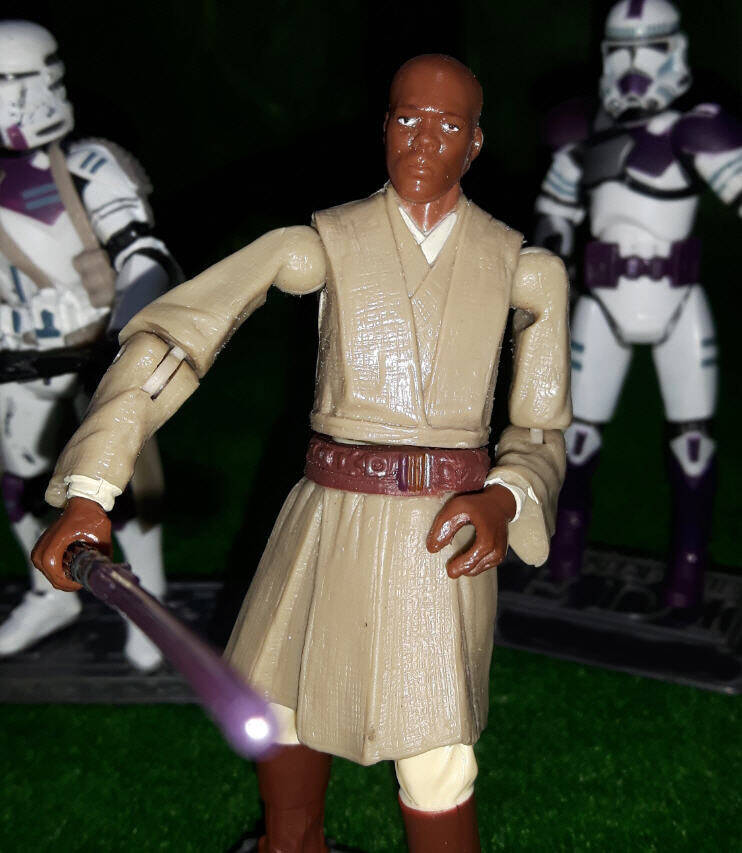 Mace Windu's Attack Battalion Mace Windu no cloak