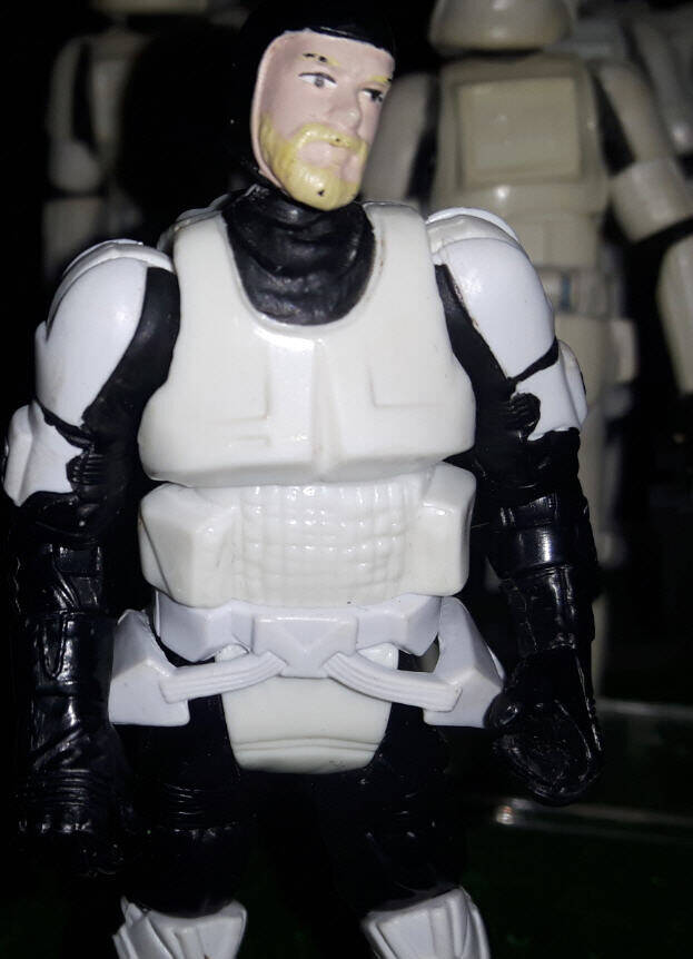 Nik Sant Figure Biker Scout Disguise close up