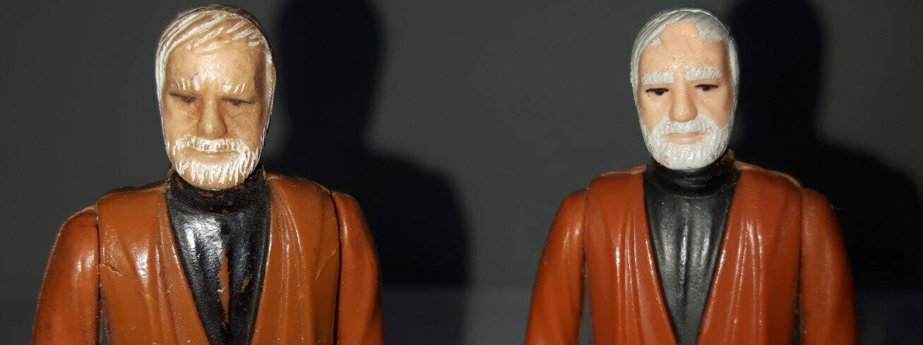 Obi-Wan Kenobi Figure Kenner Comparison