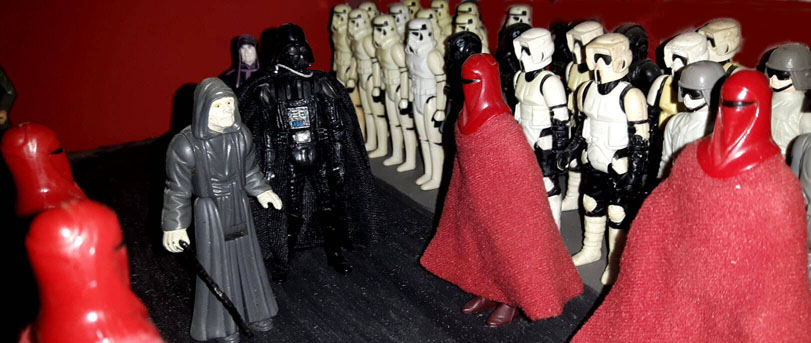 Palpatine The Emperor Figure Kenner Death Star procession