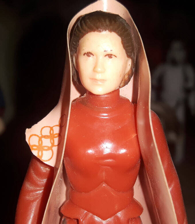 Princess Leia Bespin Gown Figure Turtle Neck Vintage Kenner