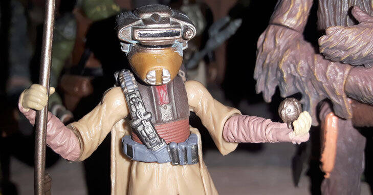 Princess Leia Boussh Disguise figure Saga Collection thermal detonator