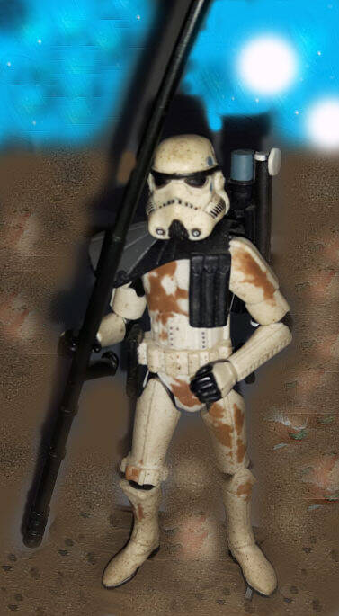 Sandtrooper Figure (Tatooine Patrol) two suns