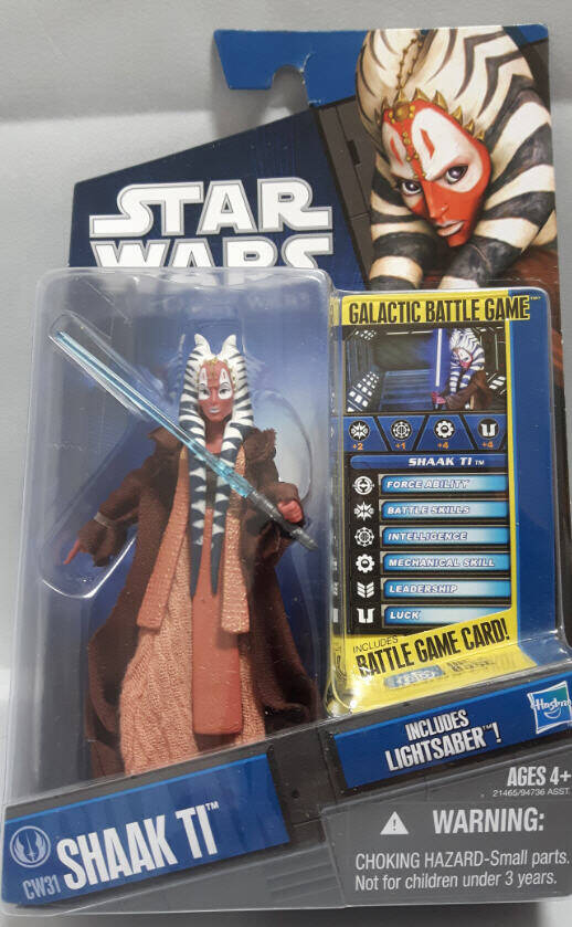 Shaak Ti Clone Wars Saga Legends cardback front