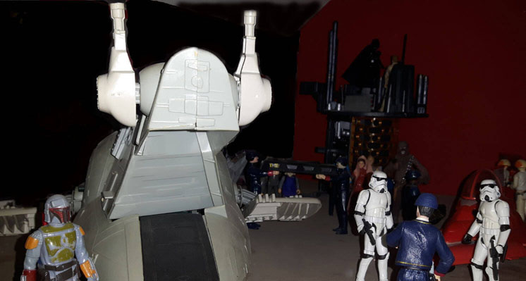 Slave One Kenner rear