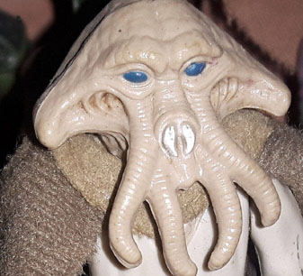 Squid Head Figure Kenner Vintage face