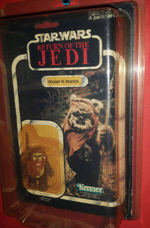 Kenner Wicket Figure MOC Canadian 77 Back