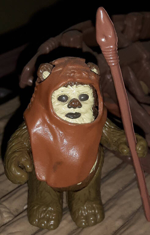 Kenner Wicket Figure on Ewok Battle Wagon