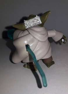  Yoda Figure Clone Wars Collection rear